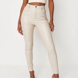 MISSGUIDED leather pants